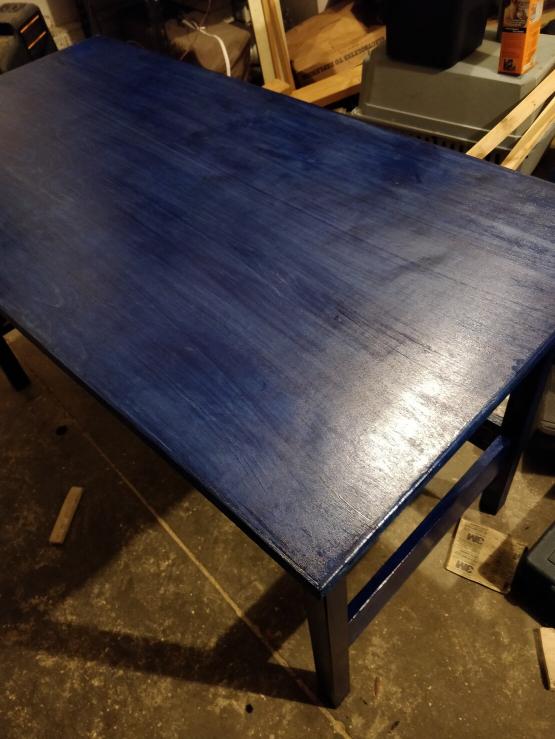 First coat of poly